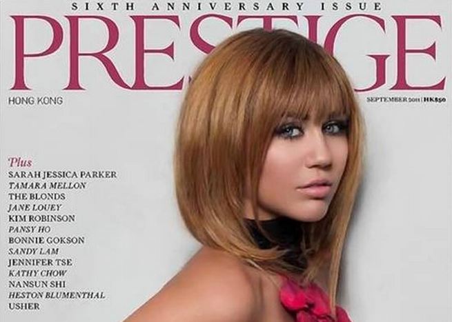 Miley Cyrus Prestige Eyl l 2011